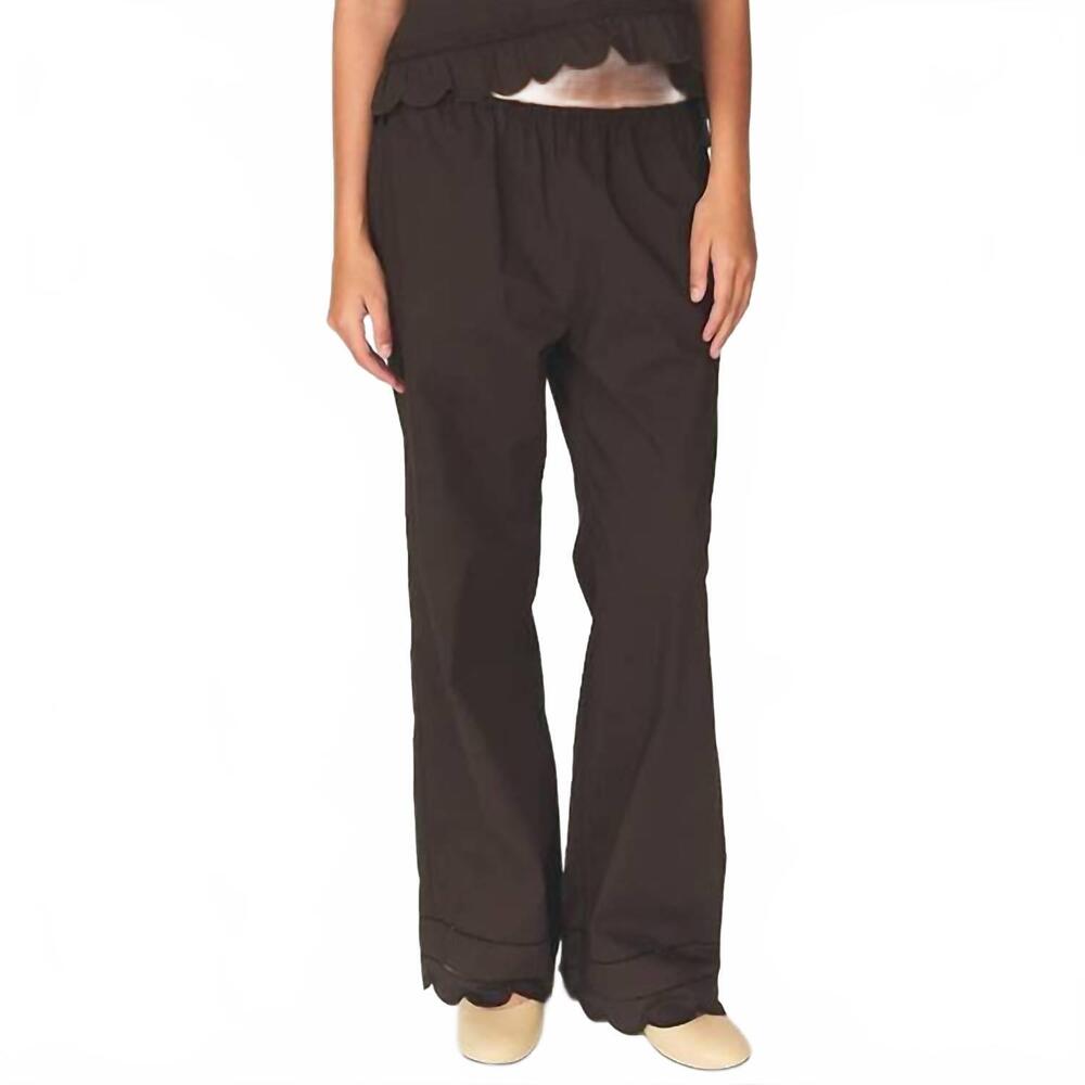 NEW THE GARMENT kirsten pull-on pants in chocolate